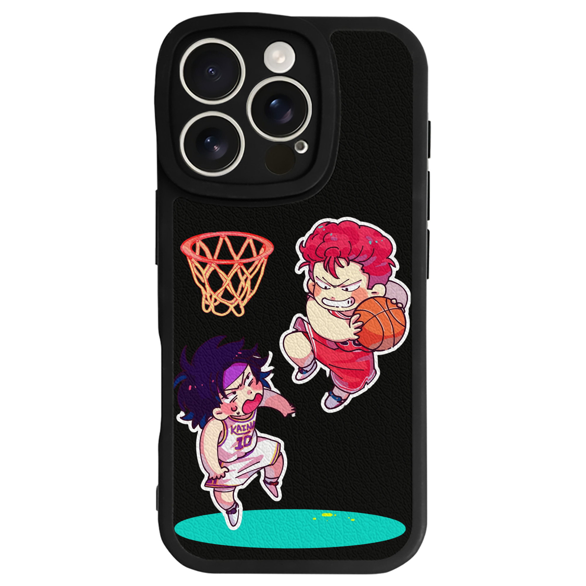 （画像用） SLAM DUNK／スラムダンク 【iPhone 16シリーズ対応】シリコンスマホケース（レザー調） 材質：シリコン